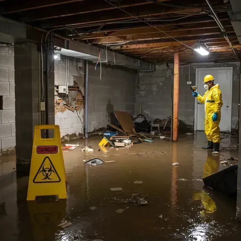 Flooded Basement Electrical Hazard in La Luisa, PR Property